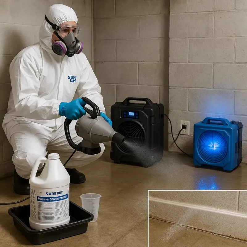 Sanitization and Odor Removal process in Gurnee, IL